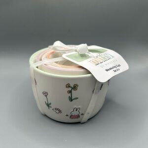MIFFY BY MAGENTA Bunny Measuring Cups Floral Easter Spring Pastel Farmhouse NEW